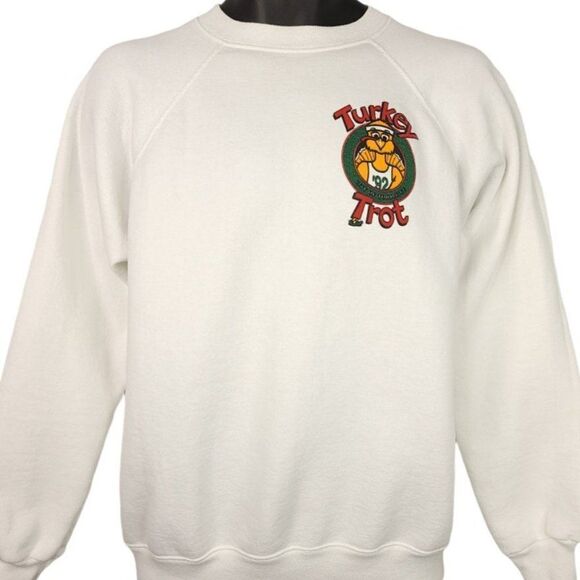 Turkey Trot Fun Run Sweatshirt Vintage 90s 1992 City Of Torrance Made In USA Men - Picture 2 of 7